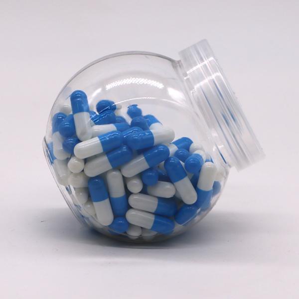 Logo personnalisé Logo 200 ml PET capsules Cannes alimentaires pour les noix et les bonbons Jar