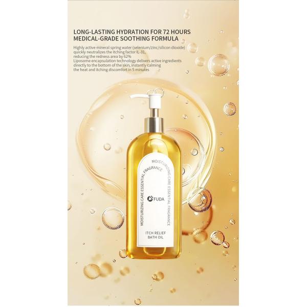 Ceramide Jojoba Seed Oil Bath 400ml For Sensitive Skin Soothing Itch Relieving