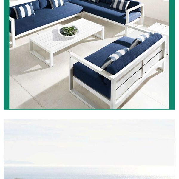 Sofa Garden Sets Waterproof Sunscreen Leisure Seat Supplier Outdoor Aluminum Furniture Set