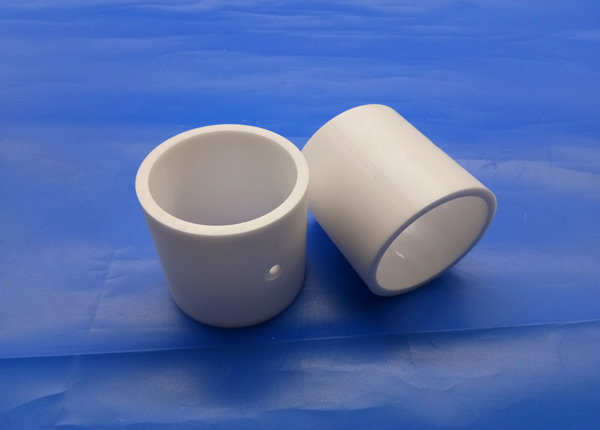Custom Zirconia Ceramic Parts Shaft Sleeve Motor Bush Zro2 Mud Pump Liner YSZ Bushing