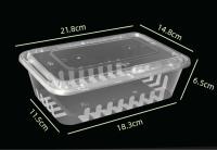 Contenants alimentaires en plastique jetables à usage unique