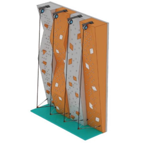 Indoor Climbing Wall for Kids - Durable Plastic, 5+ Years