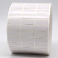 Étiquettes en rouleau de transfert thermique de 20 mm x 8 mm de 1 millimètre Étiquette mate blanche pour 3 rangées