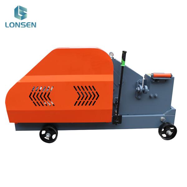 Cutting Steel Rod with GQ50 Bar Cutting Machine Iron Rebar Cutter Machine and Manual Controller