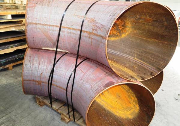 Right Angle Butt Weld Elbow , Mild Steel Weldable Elbows Forged Chemical Resistant