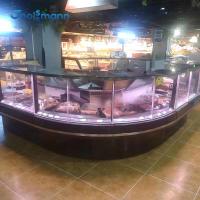 L'épicerie de viande montre des cas ouverts du supermarché 259L d'économie d'énergie de réfrigérateur