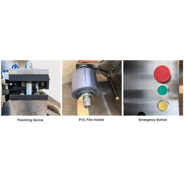 2.2kw Flat Plate Blister Packing Machine For Tablets Capsule