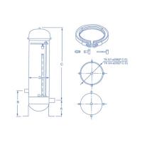 Limpieza de filtros conveniente Filtración de agua industrial con acero inoxidable