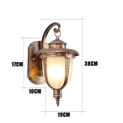 Retro outdoor wall lamp vintage foyer corridor light waterproof balcony garden light(WH-HR-63)