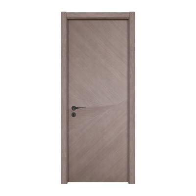 ISO9001 Solid Teak Composite MDF Wood Doors For Apartment