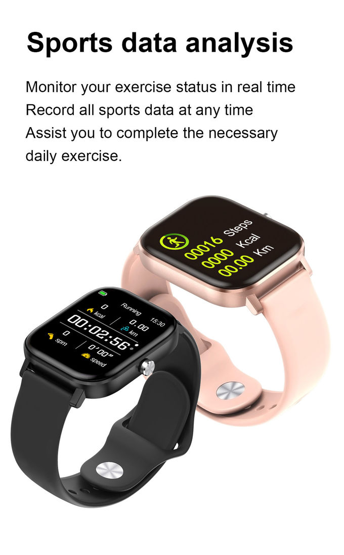 Умный дозор DT36 1,75 IOS андроида требования поддержки Smartwatch женщин W26M спорта фитнеса отслежывателя экрана Amoled дюйма