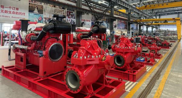 NFPA 20 消防ポンプ - 優れた消火性能を発揮 110-284PSI ヘッド 4500GPM