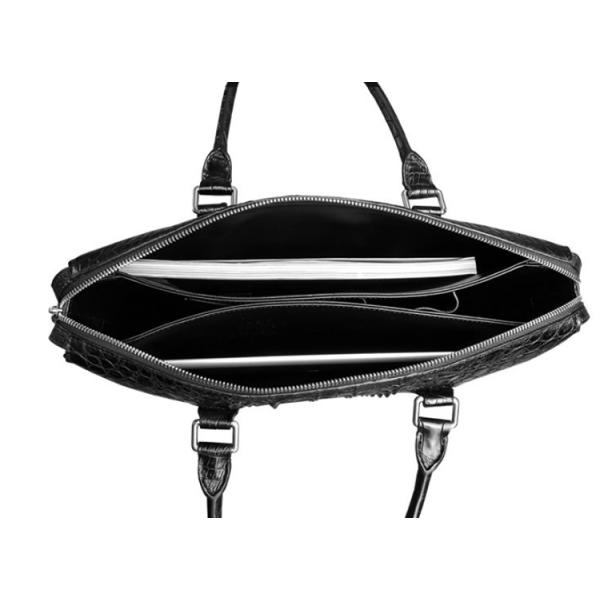 Factory wholesale sales promotion crocodile leather handbag shoulder slung briefcase men's business bag