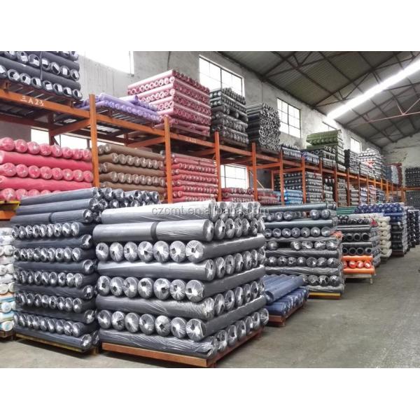 Black 100% Nylon Coated 210D PVC Fabric for Bag Manufacturing Material