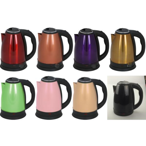Chinese cool green handle stainless steel electric tea kettle
