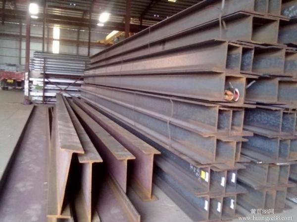 Custom Size Steel H beam Hot Rolled 3 mm - 30 mm Thickness Black