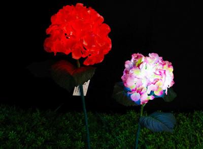 New outdoor Emulation hydrangea lights decorative lamp scenic lawn decorative landscape lamp