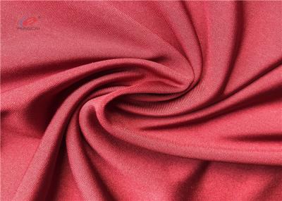 Material de estofamento vermelho da camurça da tela de trama de Microsuede do estiramento da maneira da malha 4