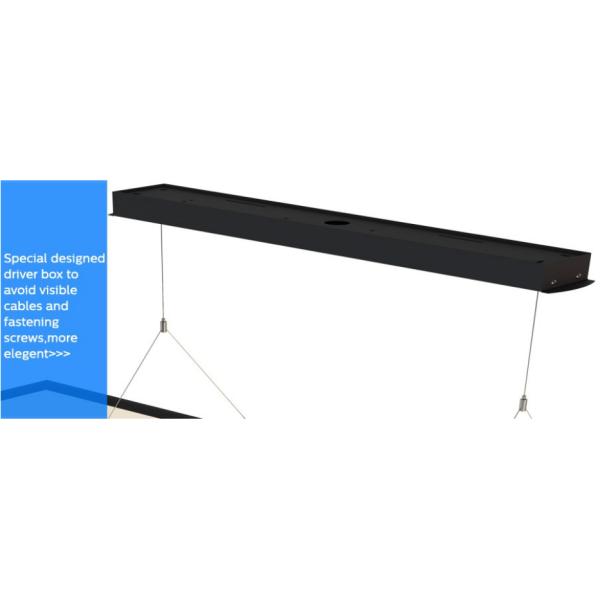 OP5 Office Led Pandent Light 50W 120LPW Low Galre Indirect Lighting For Workstation