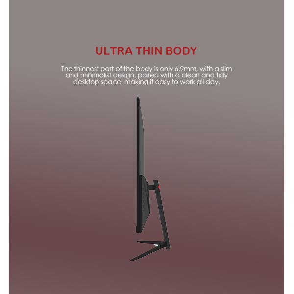 24 Inch LED Or LCD PC Gaming Monitor 1K FHD Resolution Anti Blue Light OEM Logo