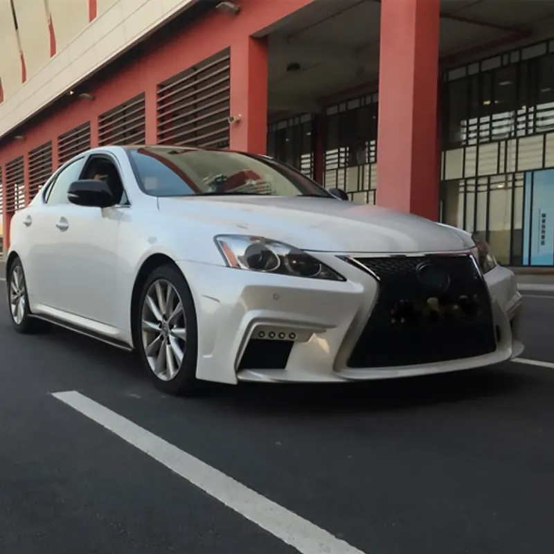 For Lexus IS IS250 IS300 IS350 2006-2012 Front Bumper Assembly Grille Body Kit Upgrade 2021 Model Exhaust