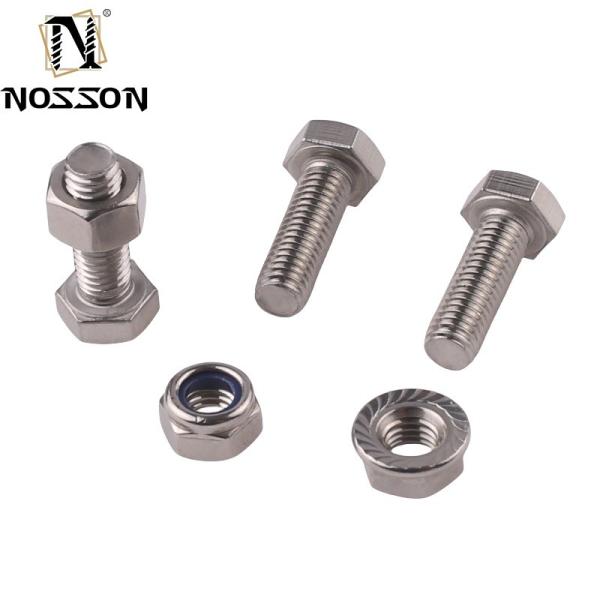 Stainless Steel ANSI/ASME M8 Hex Head Bolt Grade 4.8/ 8.8/ 10.9/ 12.9 Half Thread Bolt And Nut Pernos Din 931 Zinc Finish