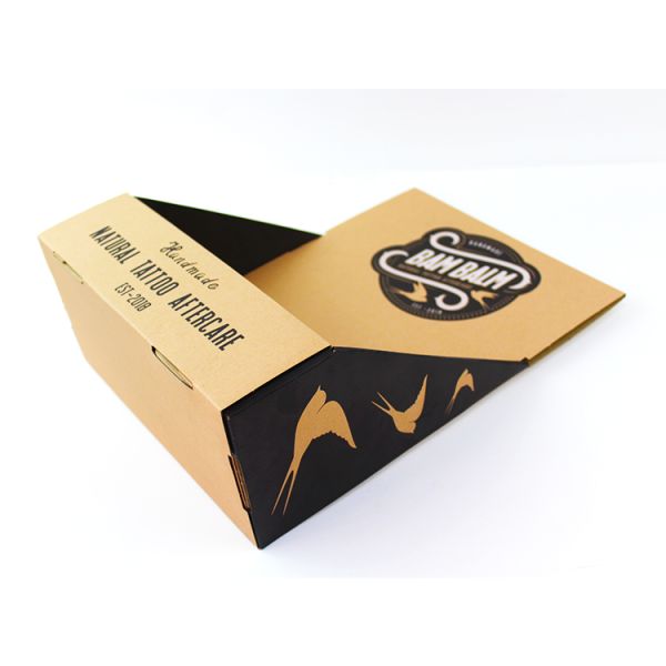 Custom Small and Middle CDU Kraft Paper Floor Display Box with Custom Order Options