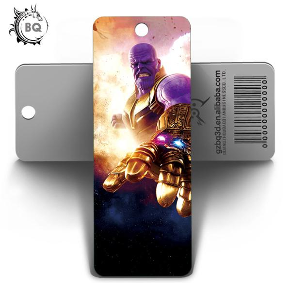 Eco-friendly Lenticular 3D Bookmarks PET Material With Tassel Customized