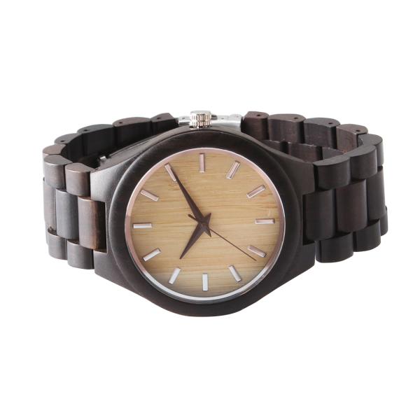 Легковеса наручных часов BSCI люди ремня деревянного деревянные резвятся дозор