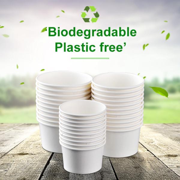 Nano покрыл Biodegradable упаковочные материалы упаковки еды 200gsm для чашки напитка