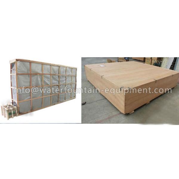 Swing Spray Music Water Fountain With RGB LED Lights Outdoor 6000mm Long