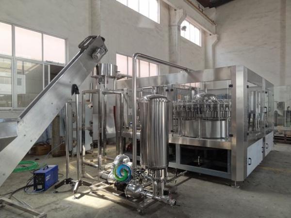 Silvery White Automaitc Water Bottle Filling Machine SUS304 Material