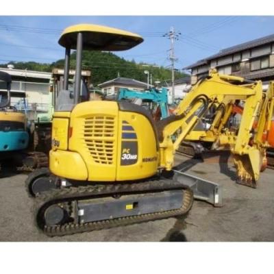 Excavadora original Komatsu de 3 toneladas com cabine fechada