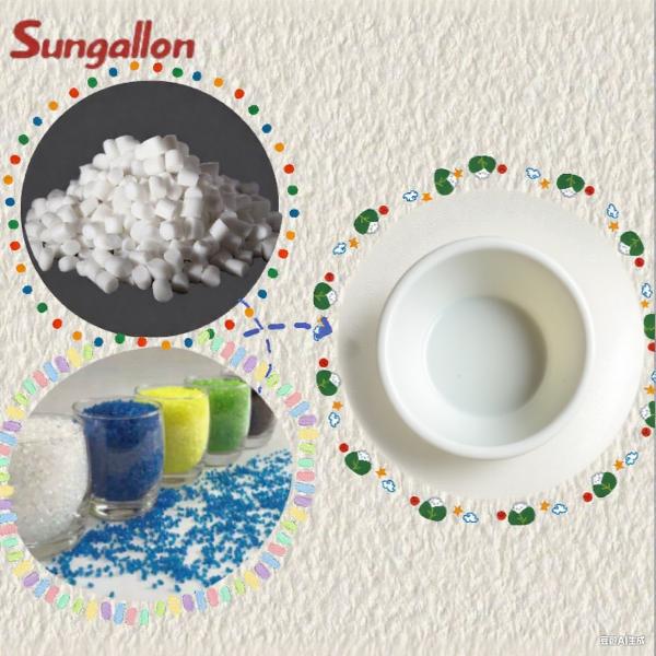Particules de TPE de qualité supérieure en bocal Matériau brut non toxique anti-gouttes Granules thermoplastiques résistants à l'usure pour ustensiles de table en gros