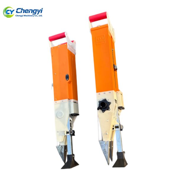 Iron Manual Seeder Machine With Fertilizing Multi Purpose Hand Push Planter Tool