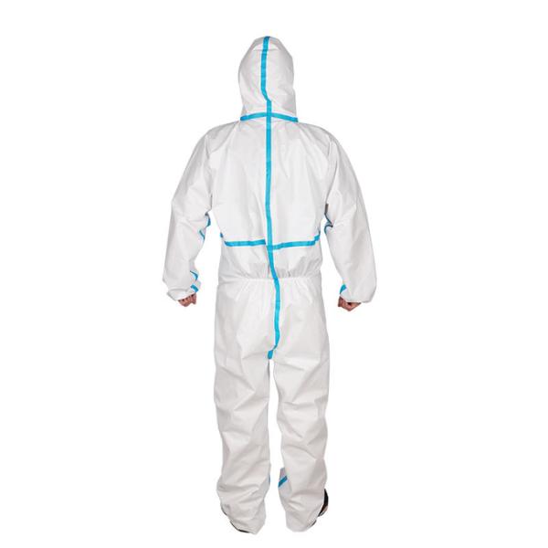 Microporous Fabric Disposable Medical Coverall Applied For The Hospital