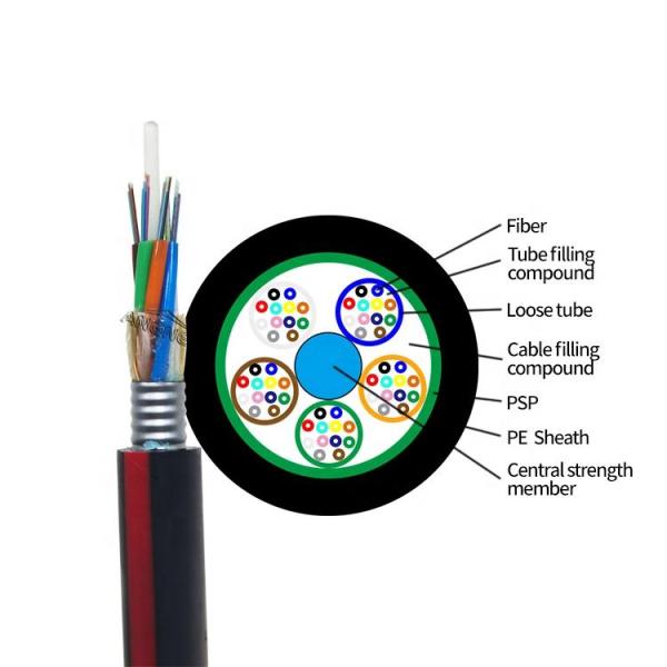 1km 2km GYTA GYTS Armored SM Leather Outdoor Fiber Optic Cable