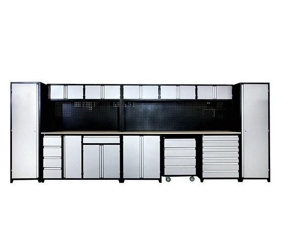 Mãos de aço inoxidável gabinete de oficina de trabalho pesado para armazenamento de caixa de ferramentas de aço