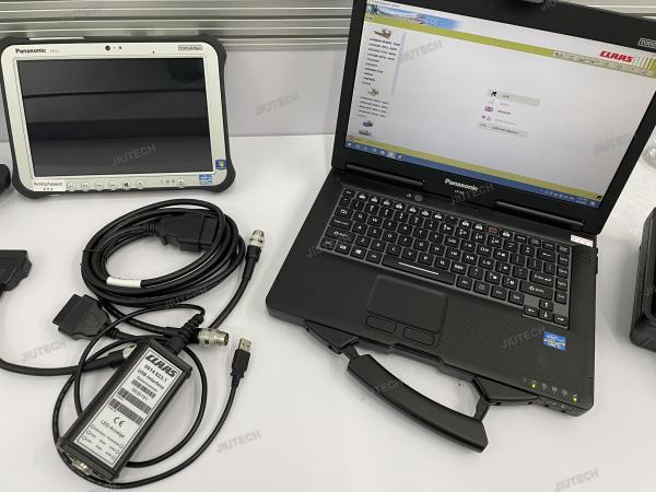 3 In 1 CLAAS CDS + Manual + Spare Parts Truck Tractor CANBUS MetaDiag Agriculture For CLASS Diagnostic Tool CF53 Laptop