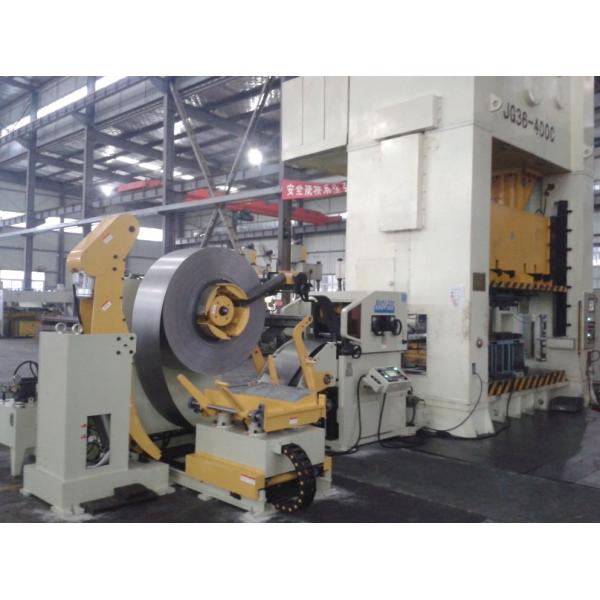 Máquina de alimentación de la bobina de acero alimentador servo de Decoiler y de la enderezadora para la máquina de la prensa