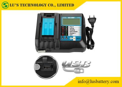 Carregador de bateria do Li-íon de DC18RF DC18RA com painel LCD 3.5A Makit 14.4V 18V BL1830 BL1815 DC18RC