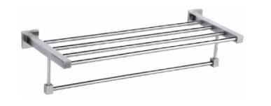 Double towel rack83411B (8144)-Square &Stainless steel 304&Brush &Bathroom &kitchen&Sanitary Hardware