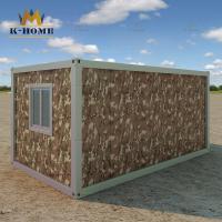 Acampamentos de construção militares modulares removíveis da casa pré-fabricada pré-fabricada para a vida