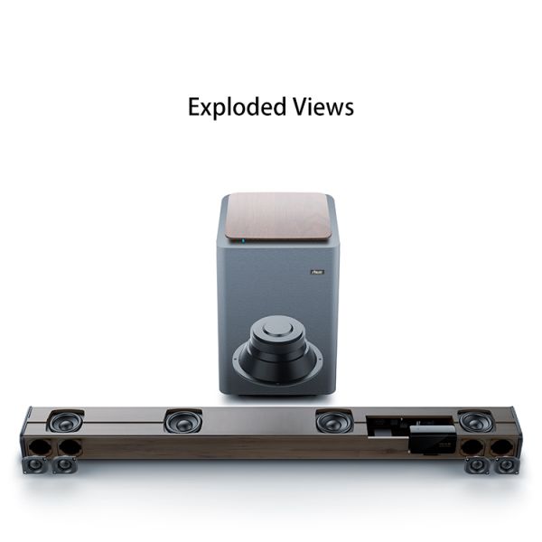 Wireless Home Theater Soundbar Systems Dialogue clarity for TV watching