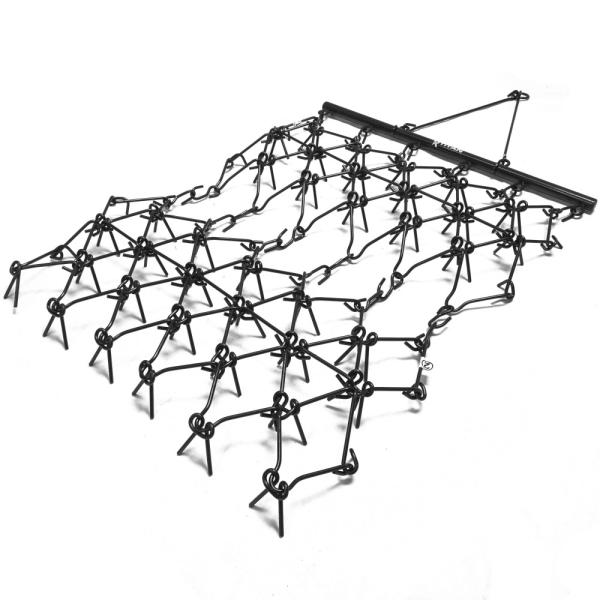 Professional Precision Black Steel Fence Chain Link Drag Harrow 4.5' X 5'