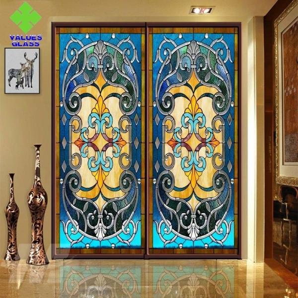 painéis decorativos do vitral de 3mm 5mm 6mm para decorar paredes