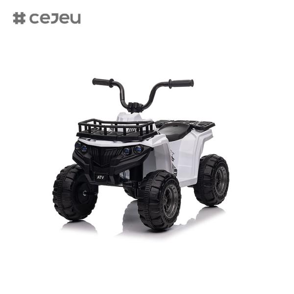 24V Kids Ride on ATV , 2* 390W Motor 4.5AH Battery Powered Electric Car w/Lights, High & Low Speed, Music, Boys Girls