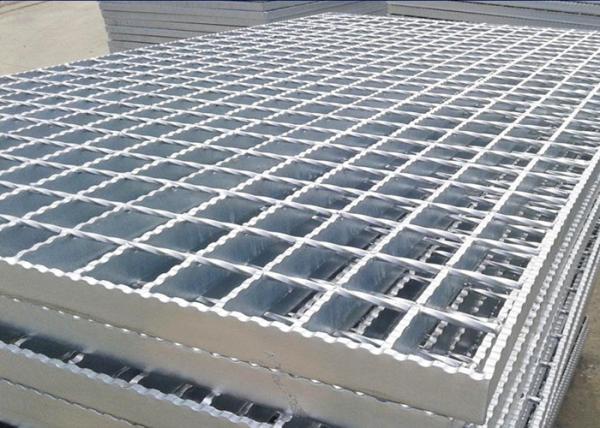 Anti Skid Q345 Welded Steel Grating 1250mm Width Hot Dip Galvanized