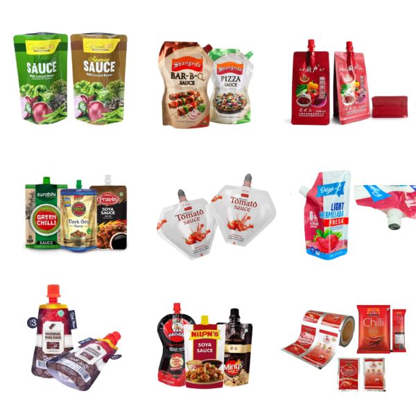 Logo Printed Soup Pouch Packaging Microwave Oven Cooking BPA Free Materials