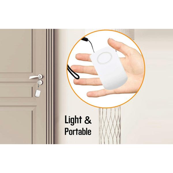 Lightweight 108g House Security Alarm , Wireless Vibration Security Alarm